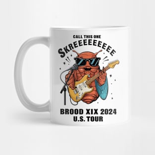 Entomology Cicada Brood XIX Skreeee 2024 Cicada Fest Mug